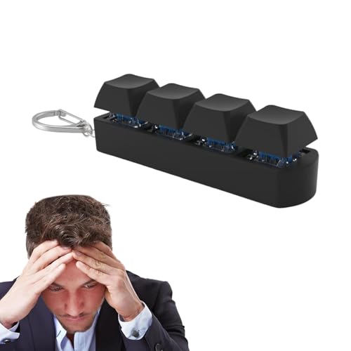 dinghaole Tastatur Fidget Toys, Clicker Mechanischer Schalter Stressabbau Schlüsselanhänger, Tastatur Keycaps für Männer und Frauen dinghaole Tastatur Fidget Toys, Clicker Mechanischer Schalter Stressabbau Schlüsselanhänger, Tastatur Keycaps für Männer und Frauen von dinghaole