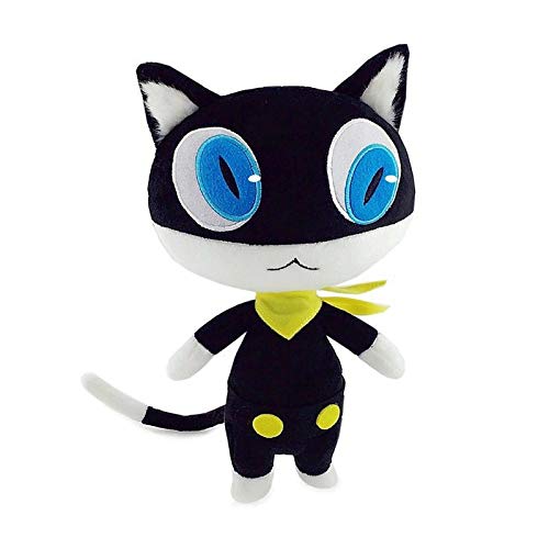 dingtian Plüschpuppe 30 cm Plüschpuppe Anime Kätzchen Schwarz Cosplay Katze Kissen Spielzeug Weihnachtsgeschenke Sammler Warm von dingtian
