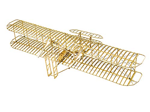 dino 3D Holz Puzzle DIY Wright Flyer Holzhandwerk Modell Flugzeuge, Laserschneiden Balsaholz Flugzeug Kits zu Bauen, Pädagogische Montage Puzzle Modell Flugzeug BAU Spielzeug Geschenk von dino