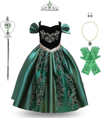 discoball Anna kostüm mädchen,Anna und Elsa Kleid Eiskönigin mit Zubehör Stickerei Prinzessin kleid Königin Kinder Verkleidung Up Faschingskostüm Kinder Halloween Party Cosplay Ausstattung,7-8 Jahre discoball Anna kostüm mädchen,Anna und Elsa Kleid Eiskönigin mit Zubehör Stickerei Prinzessin kleid Königin Kinder Verkleidung Up Faschingskostüm Kinder Halloween Party Cosplay Ausstattung,7-8 Jahre von discoball