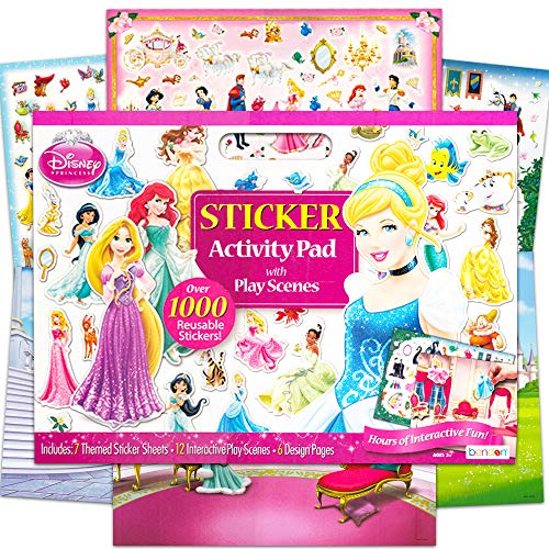 Disney Princess Giant Sticker Box Activity Set ~ Over 1000 Disney Princess Stickers Featuring Cinderella, Little Mermaid, Tangled, Belle and More von disney