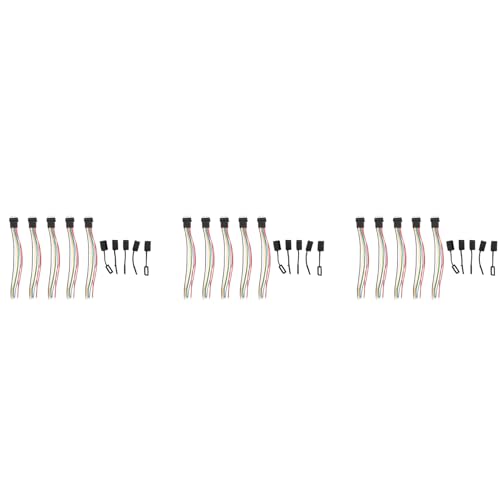 dissot 15 STÜCKE RC Flugzeug 6S Waagenkopf mit Kappe Verlängerung Ladekabel Kabel 10 cm DIY für Li Po von dissot