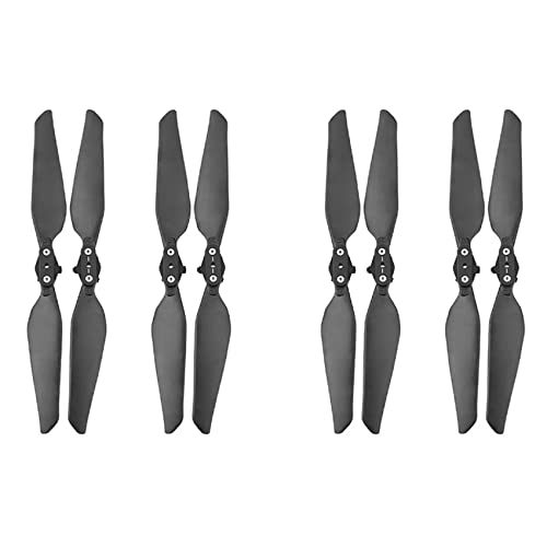 dissot 4 Paare Schnellspanner Faltbarer Propeller für X8 SE 2022 & 2020 Kamera Drohne Propeller RC Quadcopter Teile,Schwarz von dissot