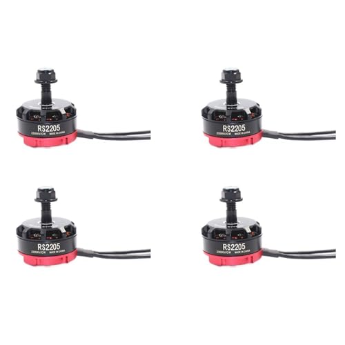 dissot 4X RC RS2205 2205 2300KV Brushless Motor für 2-6S 20A/30A/40A ESC FPV RC QAV250 X210 Racing Drone Multicopter(CW) von dissot