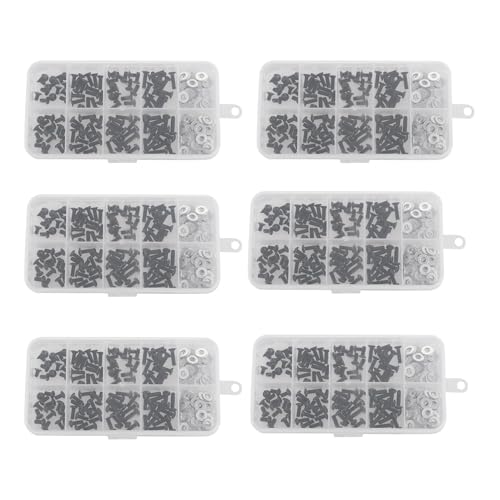 dissot Schrauben-Set für 1/10 D90 SRC10 Auto-Fernbedienungen, 1080 Stück von dissot