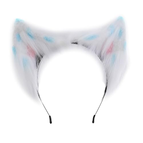 Cosplay Ohr Stirnband Frau Studenten Karneval Anime Charakter Haarband Ohr Stirnbänder Plüsch Weihnachten Haarreifen, e von divuukyi