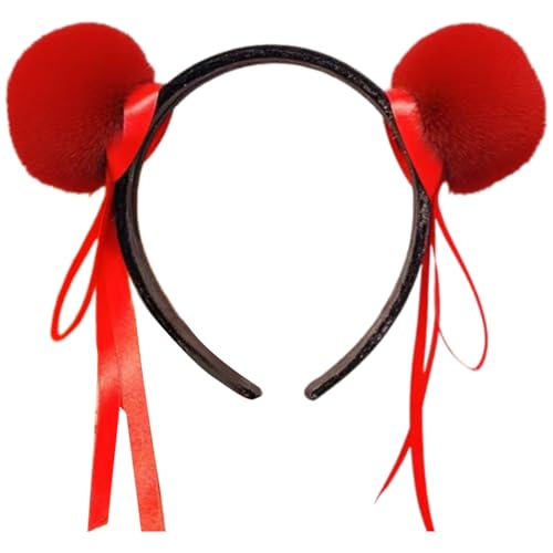 Praktische elastische Kinder Haarschmuck Cartoon Runde Kugeln Stirnband Cosplay Haarteile für Partys und Fotoshootings von divuukyi