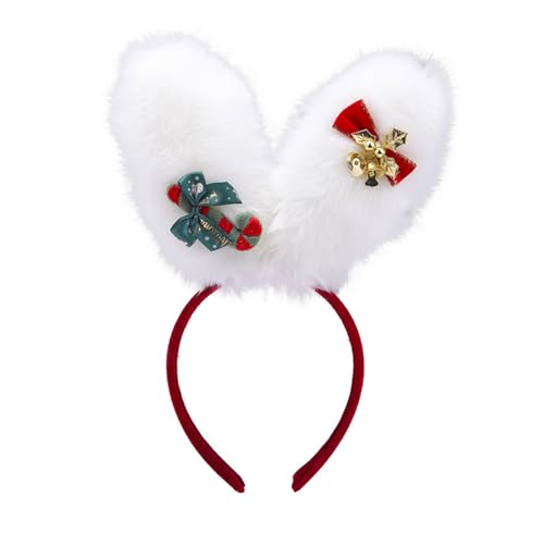 divuukyi 1 Stück / 3 Stück Weihnachts-Stirnband Form Haarreifen Plüsch Kopfschmuck Ostern Party Cosplay Stirnband für Erwachsene Uni von divuukyi