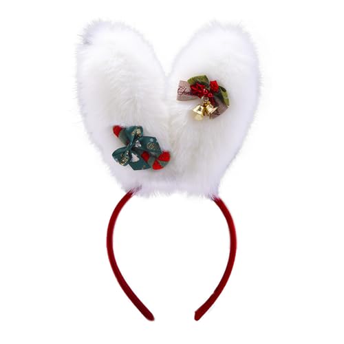 divuukyi 1 Stück / 3 Stück Weihnachts-Stirnband Form Haarreifen Plüsch Kopfschmuck Ostern Party Cosplay Stirnband für Erwachsene Uni von divuukyi