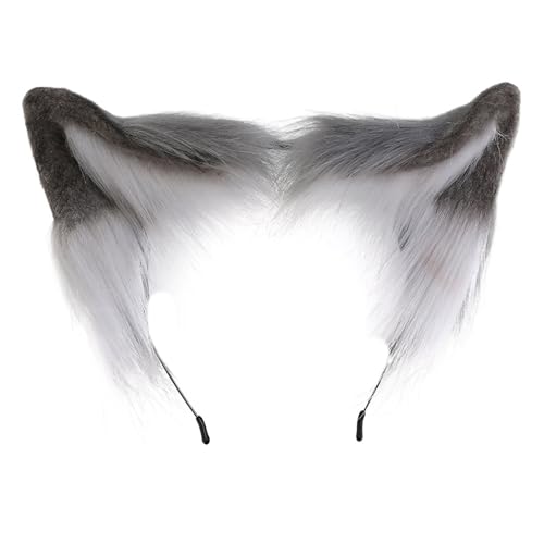 divuukyi Anime Cosplay Requisiten Haarreifen pelziges Haarstyling für Halloween Stirnband pelziges Kätzchen Tier Karneval von divuukyi