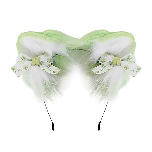 divuukyi Anime Cosplay Requisiten Wolf Haarreifen Pelzhaar Styling für ComicCon Stirnband Pelztier Teufel Karneval von divuukyi