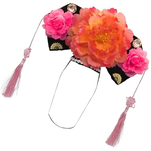 divuukyi Chinesische Prinzessinnen-Haarbänder, traditionelles Stirnband, Prinzessinnen-Kopfschmuck, Kostüm, chinesische Prinzessin, Qitou mit Blume divuukyi Chinesische Prinzessinnen-Haarbänder, traditionelles Stirnband, Prinzessinnen-Kopfschmuck, Kostüm, chinesische Prinzessin, Qitou mit Blume von divuukyi
