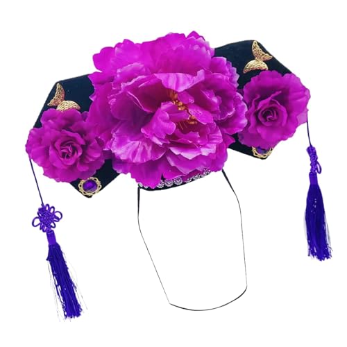 divuukyi Chinesische Prinzessinnen-Haarbänder, traditionelles Stirnband, Prinzessinnen-Kopfschmuck, Kostüm, chinesische Prinzessin, Qitou mit Blume divuukyi Chinesische Prinzessinnen-Haarbänder, traditionelles Stirnband, Prinzessinnen-Kopfschmuck, Kostüm, chinesische Prinzessin, Qitou mit Blume von divuukyi