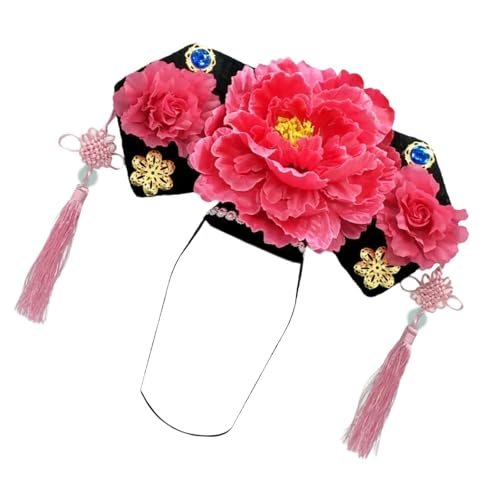 divuukyi Chinesische Prinzessinnen-Haarbänder, traditionelles Stirnband, Prinzessinnen-Kopfschmuck, Kostüm, chinesische Prinzessin, Qitou mit Blume divuukyi Chinesische Prinzessinnen-Haarbänder, traditionelles Stirnband, Prinzessinnen-Kopfschmuck, Kostüm, chinesische Prinzessin, Qitou mit Blume von divuukyi