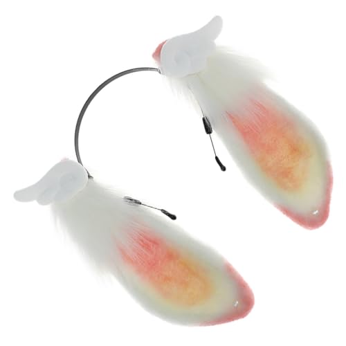 divuukyi Einzigartiges Tierohr-Haar-Accessoire, Plüschohren, Kopfschmuck, verstellbares Stirnband für Halloween, Cosplay und Partys von divuukyi