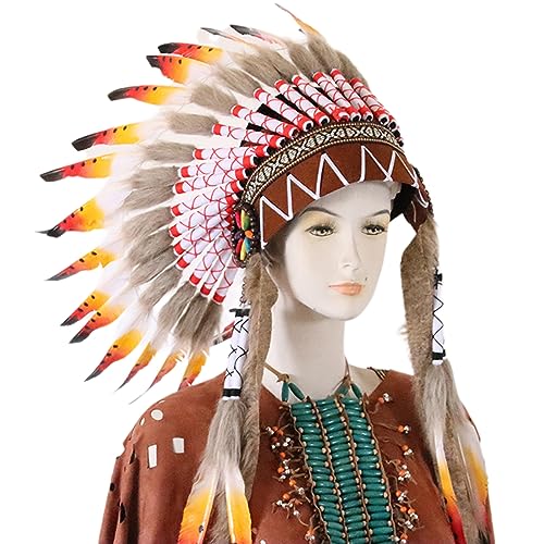 divuukyi Ethnische Halloween-Cosplay-Stirnbänder mit auffälligen Stirnbändern für Frauen für Maskerade-Partys divuukyi Ethnische Halloween-Cosplay-Stirnbänder mit auffälligen Stirnbändern für Frauen für Maskerade-Partys von divuukyi