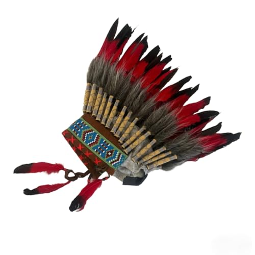 divuukyi Ethnisches Stirnband Festival Feier indisches Haarband Maskerade Party Kopfbedeckung Karneval Party Zubehör von divuukyi