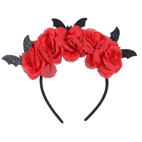 divuukyi Fee Halloween Teufel Stirnband Lustig Cosplay Party Kopfbedeckung Haarreifen Lustig Dunkel Stirnband Halloween Dress Up von divuukyi