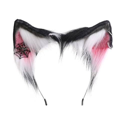 divuukyi Fuchsohren Cosplay Tierohren Kunstpelz Halloween Stirnband Kostüm Zubehör von divuukyi