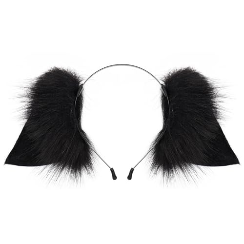 divuukyi Füchse Wolf Ohren Stirnband Kopfbedeckung Lange Pelzohren Stirnband Tier Pelzohren Haarreifen Halloween Cosplay Kostüm divuukyi Füchse Wolf Ohren Stirnband Kopfbedeckung Lange Pelzohren Stirnband Tier Pelzohren Haarreifen Halloween Cosplay Kostüm von divuukyi