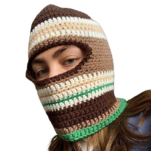 divuukyi Gestreifte Strickmütze Halloween Gestreifte Mütze Cosplay Party Hüte Kopfbedeckung von divuukyi