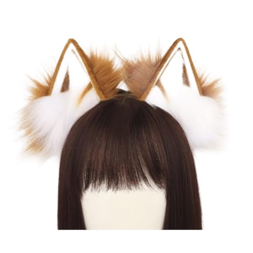 divuukyi Haarreif für Teenager, Cosplay, Füchse, Ohrform, Plüsch, Haarreifen, Make-up, Maskeraden, Party, Musik, Festivals, Rollenspiele, Kopfschmuck divuukyi Haarreif für Teenager, Cosplay, Füchse, Ohrform, Plüsch, Haarreifen, Make-up, Maskeraden, Party, Musik, Festivals, Rollenspiele, Kopfschmuck von divuukyi