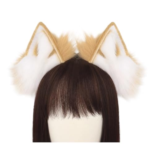 divuukyi Haarreif für Teenager, Cosplay, Füchse, Ohrform, Plüsch, Haarreifen, Make-up, Maskeraden, Party, Musik, Festivals, Rollenspiele, Kopfschmuck divuukyi Haarreif für Teenager, Cosplay, Füchse, Ohrform, Plüsch, Haarreifen, Make-up, Maskeraden, Party, Musik, Festivals, Rollenspiele, Kopfschmuck von divuukyi