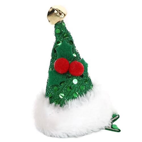 divuukyi Haarspange in Weihnachtsmützenform, Haarnadel, Entenschnabel-Haarspange für Cosplay, Weihnachtsmann, Halloween, Haarnadeln für Teenager von divuukyi