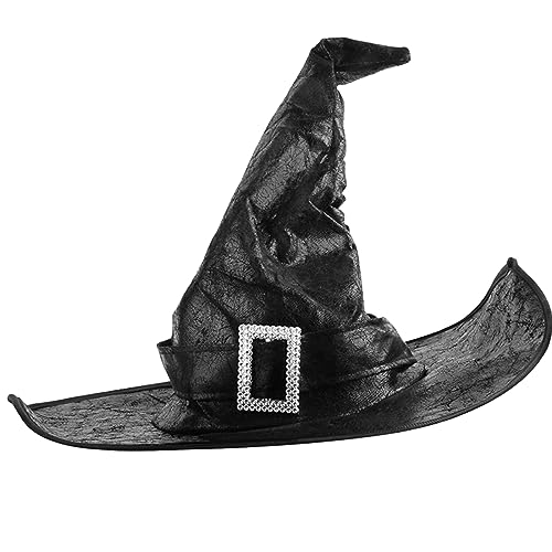 divuukyi Halloween Hexenhut Halloween Party Bühnenshow Hexe Cosplay Party Neuheit Kostüm Requisiten Dekorationen Zubehör von divuukyi