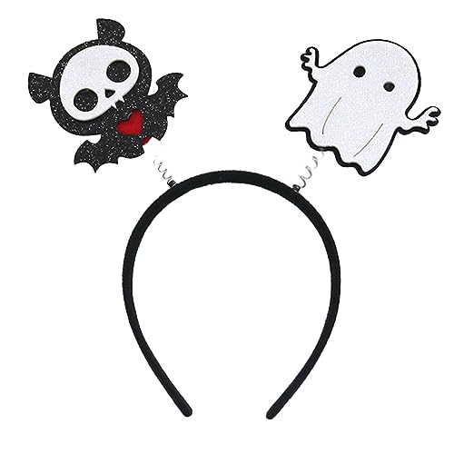 divuukyi Halloween-Party-Haarband für Erwachsene und Kinder, Themenparty, Kostüm, Tag des Todes, gruseliger Kopfschmuck, Festival-Party-Zubehör von divuukyi