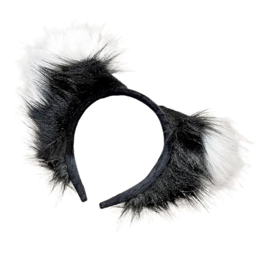 divuukyi Handgefertigtes Hundeohr-Stirnband Wolf Mädchen Cosplay Zubehör Wolfsohren Pelzanzug Maskerade Halloween Cosplay Party divuukyi Handgefertigtes Hundeohr-Stirnband Wolf Mädchen Cosplay Zubehör Wolfsohren Pelzanzug Maskerade Halloween Cosplay Party von divuukyi