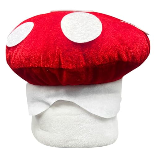divuukyi Lustiger Plüsch-Pilz-Hut, Uni, Kopfbedeckung für Halloween, Cosplay, Event, Mode, Cartoon, Kopfbedeckung, Eimerhut für Party divuukyi Lustiger Plüsch-Pilz-Hut, Uni, Kopfbedeckung für Halloween, Cosplay, Event, Mode, Cartoon, Kopfbedeckung, Eimerhut für Party von divuukyi