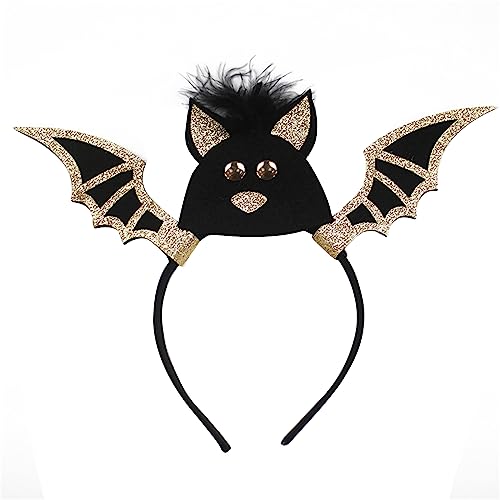 divuukyi Mehrzweck-Halloween-Stirnband, großes Fledermaus-Stirnband, dekoratives Cosplay-Kostüm, Requisiten für Kinder, Mädchen, Kindergarten, Party-Dekoration divuukyi Mehrzweck-Halloween-Stirnband, großes Fledermaus-Stirnband, dekoratives Cosplay-Kostüm, Requisiten für Kinder, Mädchen, Kindergarten, Party-Dekoration von divuukyi