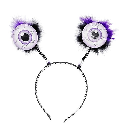 divuukyi Pelziges Blutiges Auge Stirnband Augapfel Cosplay Zubehör Blutiges Auge Kopfschmuck Cartoon Blutiges Auge Halloween Jungen von divuukyi