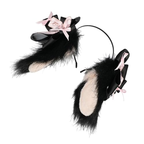 divuukyi Plüsch-Katzenohren-Haarbänder, Halloween-Party, Kopfbedeckung, Karneval, Kostüm-Requisiten, Kostüm-Zubehör für Halloween-Partys von divuukyi
