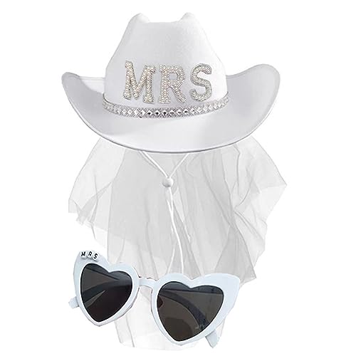 divuukyi Schriftzug Cowboy Kostüm Set für Junggesellinnenabschied Cowboyhut Herz Frauen Braut Party Kostüm Zubehör divuukyi Schriftzug Cowboy Kostüm Set für Junggesellinnenabschied Cowboyhut Herz Frauen Braut Party Kostüm Zubehör von divuukyi