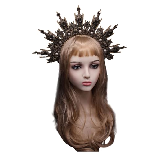 divuukyi SunGoddess Haarreif Vintage VirginMary Tiaras Haarband Halloween Party Kostüm Kits Dame Kopfschmuck divuukyi SunGoddess Haarreif Vintage VirginMary Tiaras Haarband Halloween Party Kostüm Kits Dame Kopfschmuck von divuukyi