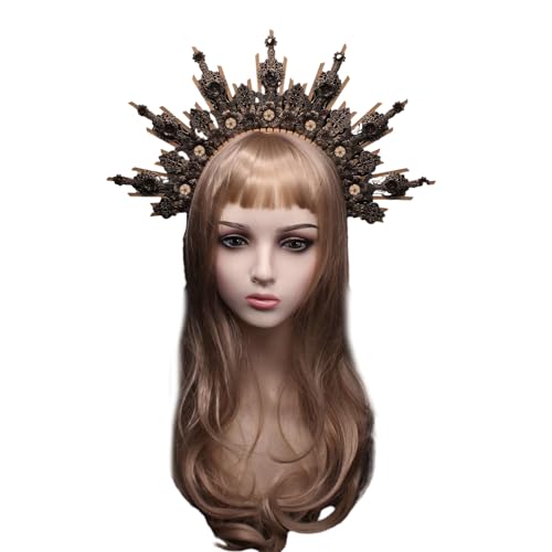divuukyi SunGoddess Haarreif Vintage VirginMary Tiaras Haarband Halloween Party Kostüm Kits Dame Kopfschmuck divuukyi SunGoddess Haarreif Vintage VirginMary Tiaras Haarband Halloween Party Kostüm Kits Dame Kopfschmuck von divuukyi