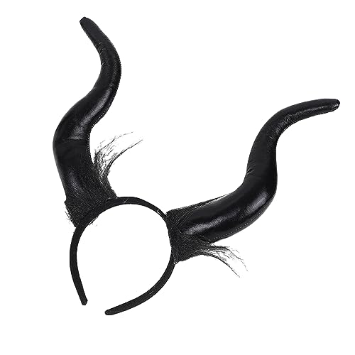 divuukyi Teufelshorn-Haarreif für Cosplay, Party, Halloween, Stirnband, Kostümzubehör, Erwachsene, Kinder, Maskenbälle, Kopfbedeckung von divuukyi