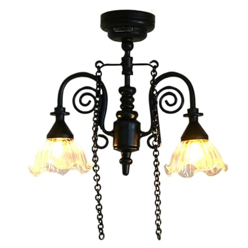 diwedaso Realistische Mini Kronleuchter Leuchte für DIY Bastelzubehör, ABS, Mini Kronleuchter, Deckenleuchte, Gold, A diwedaso Realistische Mini Kronleuchter Leuchte für DIY Bastelzubehör, ABS, Mini Kronleuchter, Deckenleuchte, Gold, A von diwedaso