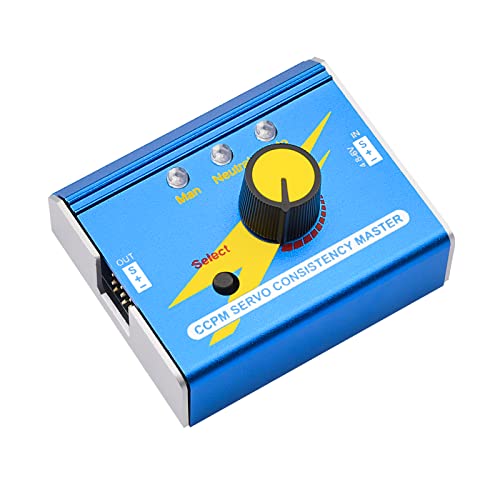 diymore 3CH Digital Servo Tester, DC 4.8V-6V RC Aluminiumgehäuse Multifunktions Servocontroller CCPM Test für ESCs Servo Motor diymore 3CH Digital Servo Tester, DC 4.8V-6V RC Aluminiumgehäuse Multifunktions Servocontroller CCPM Test für ESCs Servo Motor von diymore