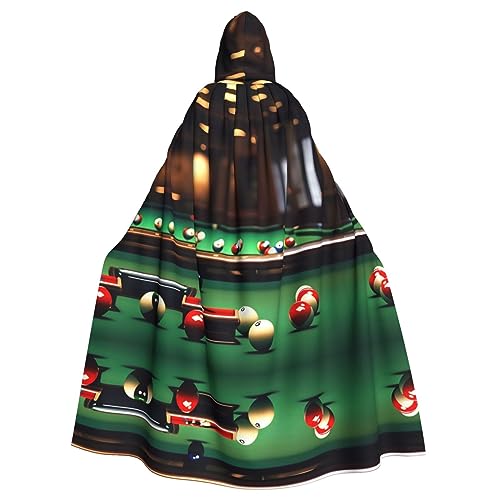 dkkuvt Billard-Druck, Halloween-Umhang für Erwachsene, dramatisches Kostüm, Accessoire für Männer und Frauen, für Maskeraden dkkuvt Billard-Druck, Halloween-Umhang für Erwachsene, dramatisches Kostüm, Accessoire für Männer und Frauen, für Maskeraden von dkkuvt