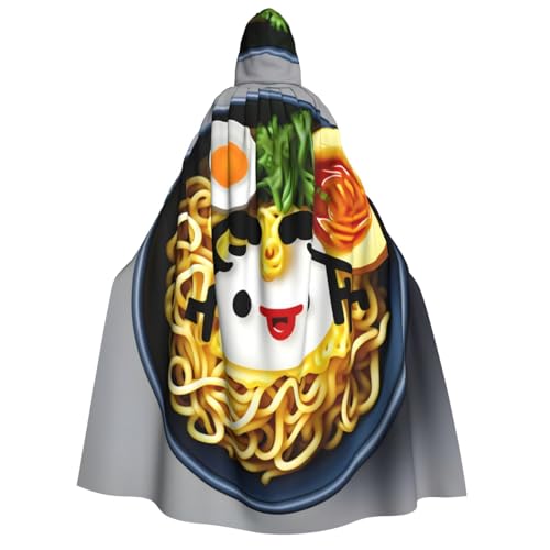 dkkuvt Eierbecher, Nudel-Ramen-Druck, geeignet für Männer und Frauen, Halloween-Kostüm, Kapuzenumhang, Umhang für Erwachsene, Umhang dkkuvt Eierbecher, Nudel-Ramen-Druck, geeignet für Männer und Frauen, Halloween-Kostüm, Kapuzenumhang, Umhang für Erwachsene, Umhang von dkkuvt