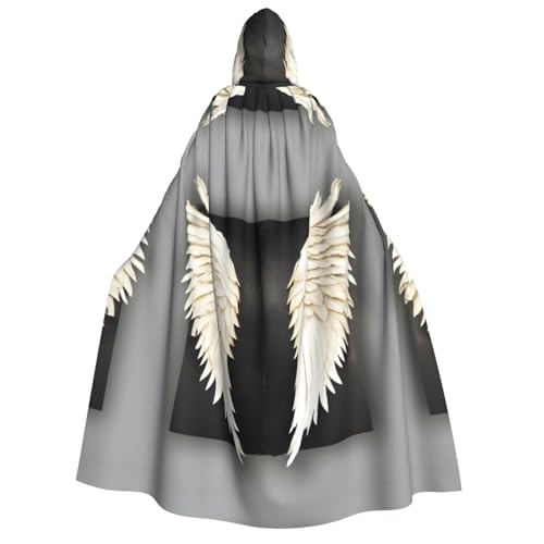 dkkuvt Engelsfeder-Druck, geeignet für Männer und Frauen, Halloween-Kostüm, Kapuzenumhang, Umhang für Erwachsene, Umhang dkkuvt Engelsfeder-Druck, geeignet für Männer und Frauen, Halloween-Kostüm, Kapuzenumhang, Umhang für Erwachsene, Umhang von dkkuvt