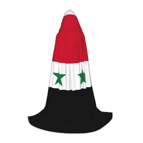dkkuvt Flagge der Syrischen Arabischen Republik Druck Karneval Party Dekoration Umhang Uni Umhang Gothic Kostüm Hexe Vampir Zauberer dkkuvt Flagge der Syrischen Arabischen Republik Druck Karneval Party Dekoration Umhang Uni Umhang Gothic Kostüm Hexe Vampir Zauberer von dkkuvt