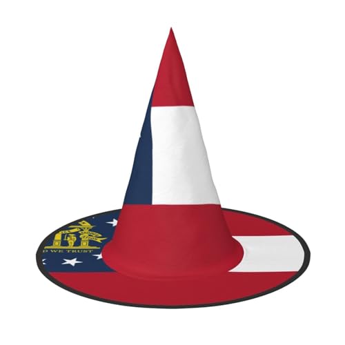 dkkuvt Georgia Flagge Druck Karneval Halloween Hexenhut Kostüm Hut für Partys Maskeraden für Damen Herren dkkuvt Georgia Flagge Druck Karneval Halloween Hexenhut Kostüm Hut für Partys Maskeraden für Damen Herren von dkkuvt