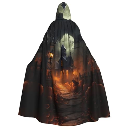 dkkuvt Gruseliger Halloween-Druck, Halloween-Eleganz, Kapuzenumhang, Uni, Umhang für Cosplay, Karneval, Partys, Kostüme dkkuvt Gruseliger Halloween-Druck, Halloween-Eleganz, Kapuzenumhang, Uni, Umhang für Cosplay, Karneval, Partys, Kostüme von dkkuvt