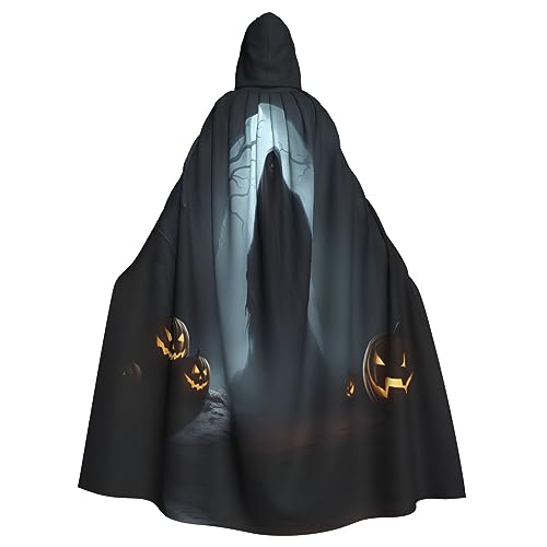 dkkuvt Halloween-Geister-Druck, Erwachsenen-Halloween-Umhang, dramatisches Kostüm-Accessoire für Männer und Frauen, für Maskeraden dkkuvt Halloween-Geister-Druck, Erwachsenen-Halloween-Umhang, dramatisches Kostüm-Accessoire für Männer und Frauen, für Maskeraden von dkkuvt