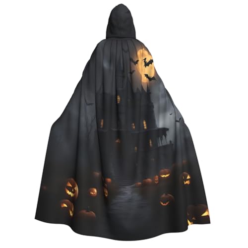 dkkuvt Halloween-Gothic-Druck, Halloween-Eleganz, Kapuzenumhang, Uni, Umhang für Cosplay, Karneval, Partys, Kostüme dkkuvt Halloween-Gothic-Druck, Halloween-Eleganz, Kapuzenumhang, Uni, Umhang für Cosplay, Karneval, Partys, Kostüme von dkkuvt