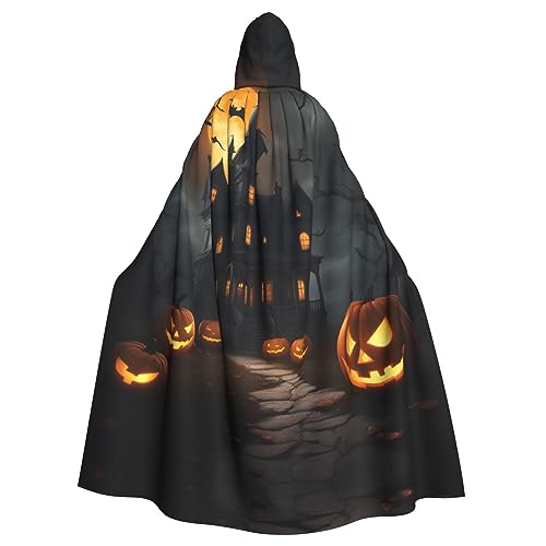 dkkuvt Halloween-Horror-Druck, Erwachsenen-Halloween-Umhang, dramatisches Kostüm-Accessoire für Männer und Frauen, für Maskeraden dkkuvt Halloween-Horror-Druck, Erwachsenen-Halloween-Umhang, dramatisches Kostüm-Accessoire für Männer und Frauen, für Maskeraden von dkkuvt